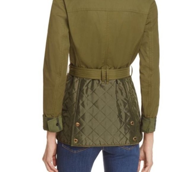 NEW, Burberry Exclusive Military Green Whitworth Quilted Field Jacket - Picture 2 of 16